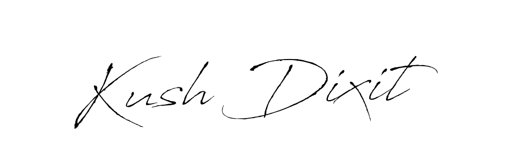 How to make Kush Dixit signature? Antro_Vectra is a professional autograph style. Create handwritten signature for Kush Dixit name. Kush Dixit signature style 6 images and pictures png