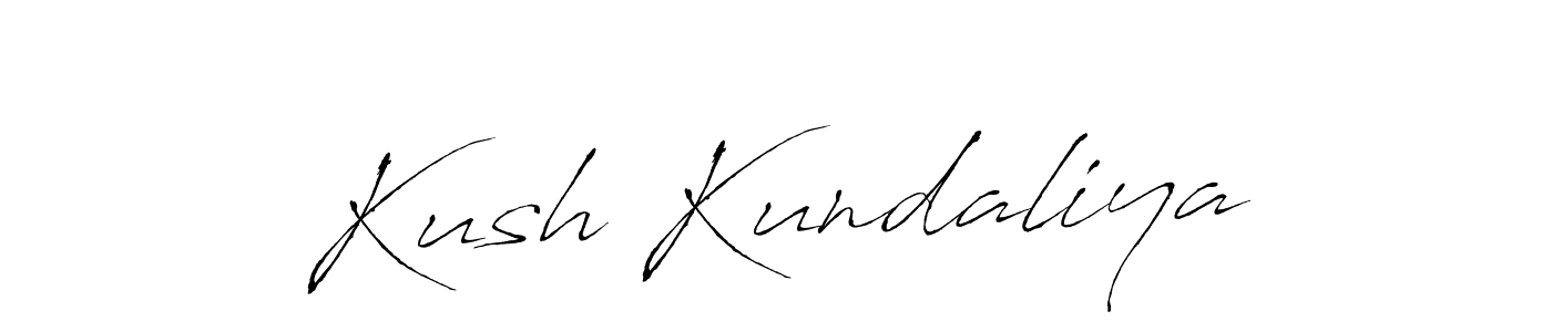 How to make Kush Kundaliya name signature. Use Antro_Vectra style for creating short signs online. This is the latest handwritten sign. Kush Kundaliya signature style 6 images and pictures png