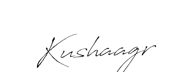 How to make Kushaagr signature? Antro_Vectra is a professional autograph style. Create handwritten signature for Kushaagr name. Kushaagr signature style 6 images and pictures png