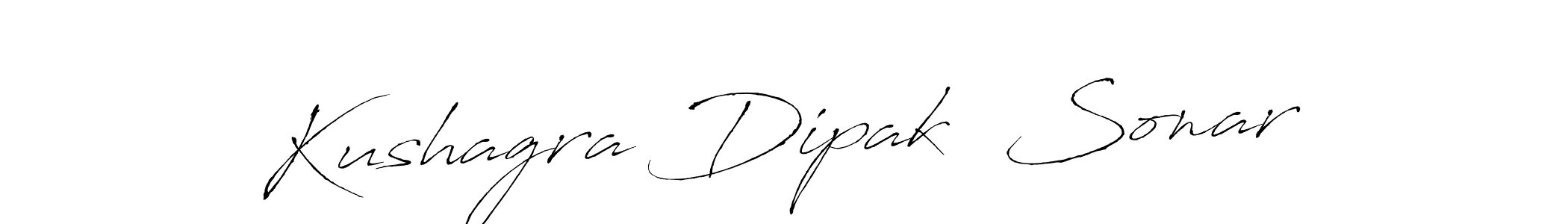 The best way (Antro_Vectra) to make a short signature is to pick only two or three words in your name. The name Kushagra Dipak  Sonar include a total of six letters. For converting this name. Kushagra Dipak  Sonar signature style 6 images and pictures png