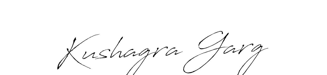 Similarly Antro_Vectra is the best handwritten signature design. Signature creator online .You can use it as an online autograph creator for name Kushagra Garg. Kushagra Garg signature style 6 images and pictures png