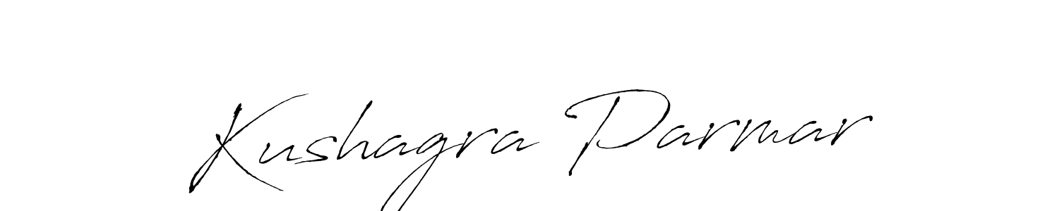 The best way (Antro_Vectra) to make a short signature is to pick only two or three words in your name. The name Kushagra Parmar include a total of six letters. For converting this name. Kushagra Parmar signature style 6 images and pictures png