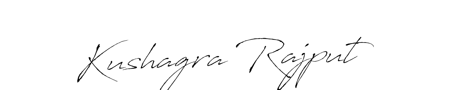 It looks lik you need a new signature style for name Kushagra Rajput. Design unique handwritten (Antro_Vectra) signature with our free signature maker in just a few clicks. Kushagra Rajput signature style 6 images and pictures png