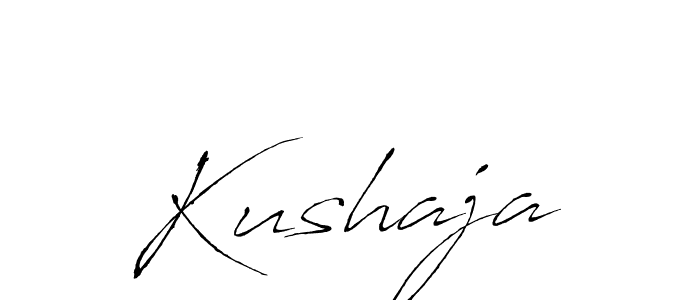if you are searching for the best signature style for your name Kushaja. so please give up your signature search. here we have designed multiple signature styles  using Antro_Vectra. Kushaja signature style 6 images and pictures png
