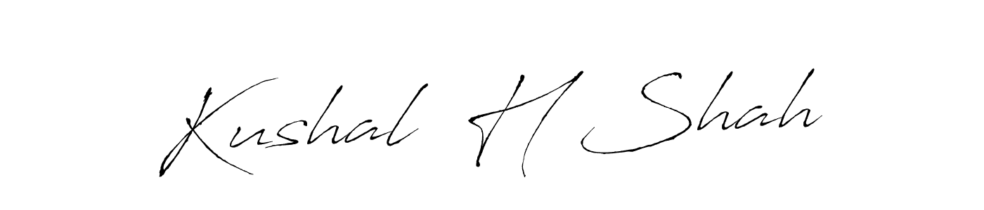 Once you've used our free online signature maker to create your best signature Antro_Vectra style, it's time to enjoy all of the benefits that Kushal  H Shah name signing documents. Kushal  H Shah signature style 6 images and pictures png