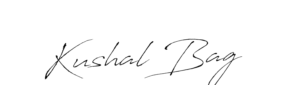 Kushal Bag stylish signature style. Best Handwritten Sign (Antro_Vectra) for my name. Handwritten Signature Collection Ideas for my name Kushal Bag. Kushal Bag signature style 6 images and pictures png