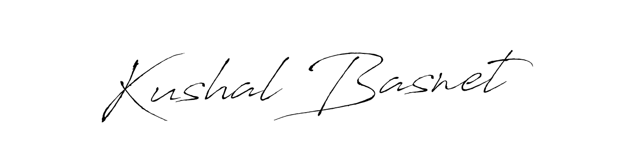 Kushal Basnet stylish signature style. Best Handwritten Sign (Antro_Vectra) for my name. Handwritten Signature Collection Ideas for my name Kushal Basnet. Kushal Basnet signature style 6 images and pictures png