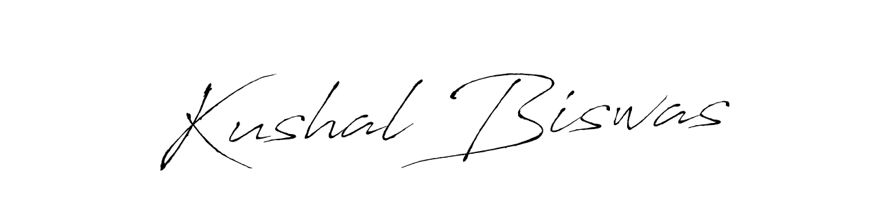 How to make Kushal Biswas signature? Antro_Vectra is a professional autograph style. Create handwritten signature for Kushal Biswas name. Kushal Biswas signature style 6 images and pictures png