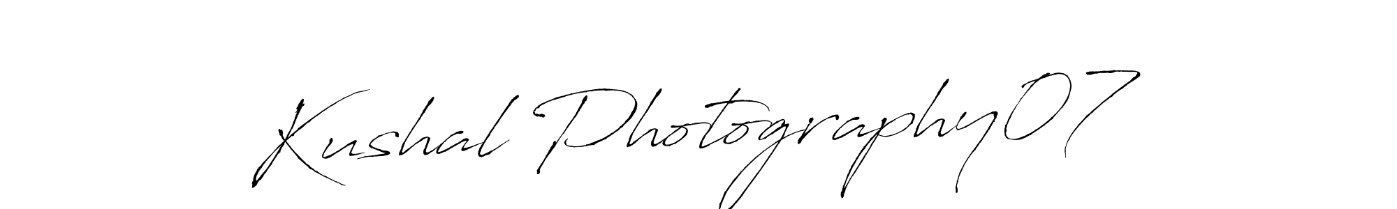 Similarly Antro_Vectra is the best handwritten signature design. Signature creator online .You can use it as an online autograph creator for name Kushal Photography07. Kushal Photography07 signature style 6 images and pictures png