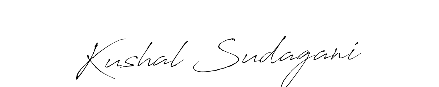 Make a beautiful signature design for name Kushal Sudagani. Use this online signature maker to create a handwritten signature for free. Kushal Sudagani signature style 6 images and pictures png
