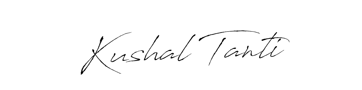 It looks lik you need a new signature style for name Kushal Tanti. Design unique handwritten (Antro_Vectra) signature with our free signature maker in just a few clicks. Kushal Tanti signature style 6 images and pictures png
