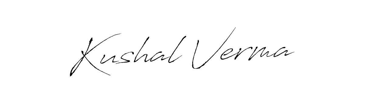 Make a beautiful signature design for name Kushal Verma. Use this online signature maker to create a handwritten signature for free. Kushal Verma signature style 6 images and pictures png