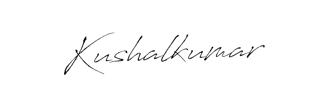 The best way (Antro_Vectra) to make a short signature is to pick only two or three words in your name. The name Kushalkumar include a total of six letters. For converting this name. Kushalkumar signature style 6 images and pictures png