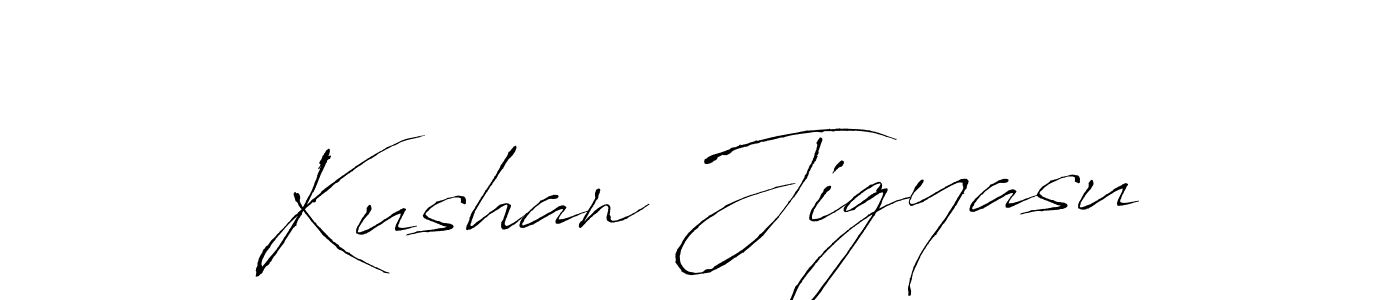 How to Draw Kushan Jigyasu signature style? Antro_Vectra is a latest design signature styles for name Kushan Jigyasu. Kushan Jigyasu signature style 6 images and pictures png