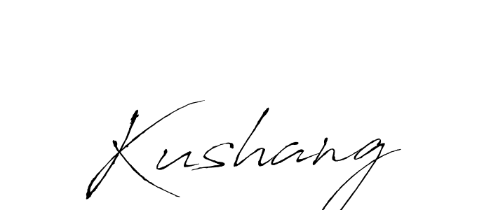 The best way (Antro_Vectra) to make a short signature is to pick only two or three words in your name. The name Kushang include a total of six letters. For converting this name. Kushang signature style 6 images and pictures png