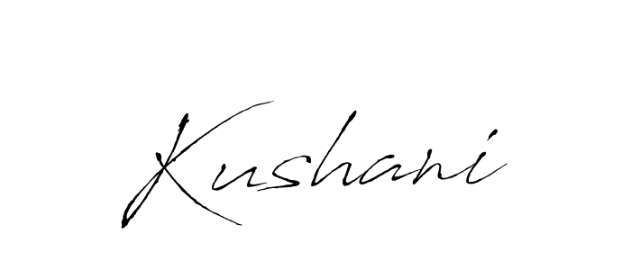 How to make Kushani name signature. Use Antro_Vectra style for creating short signs online. This is the latest handwritten sign. Kushani signature style 6 images and pictures png