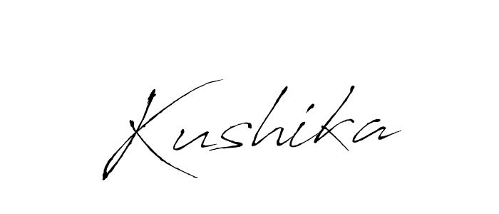 if you are searching for the best signature style for your name Kushika. so please give up your signature search. here we have designed multiple signature styles  using Antro_Vectra. Kushika signature style 6 images and pictures png