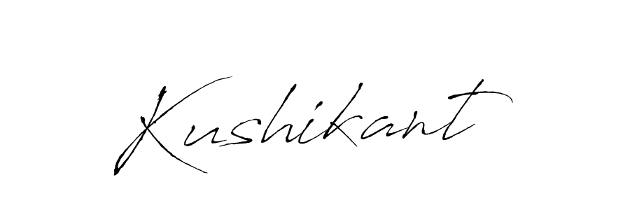 Create a beautiful signature design for name Kushikant. With this signature (Antro_Vectra) fonts, you can make a handwritten signature for free. Kushikant signature style 6 images and pictures png