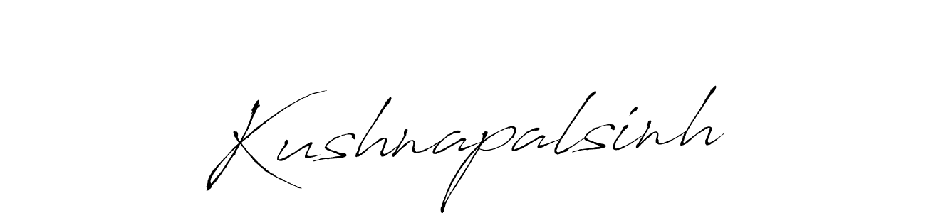 How to make Kushnapalsinh signature? Antro_Vectra is a professional autograph style. Create handwritten signature for Kushnapalsinh name. Kushnapalsinh signature style 6 images and pictures png