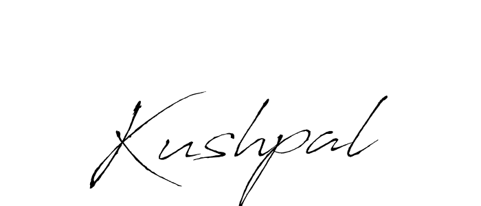 Design your own signature with our free online signature maker. With this signature software, you can create a handwritten (Antro_Vectra) signature for name Kushpal. Kushpal signature style 6 images and pictures png