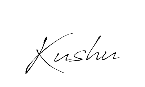 Create a beautiful signature design for name Kushu. With this signature (Antro_Vectra) fonts, you can make a handwritten signature for free. Kushu signature style 6 images and pictures png