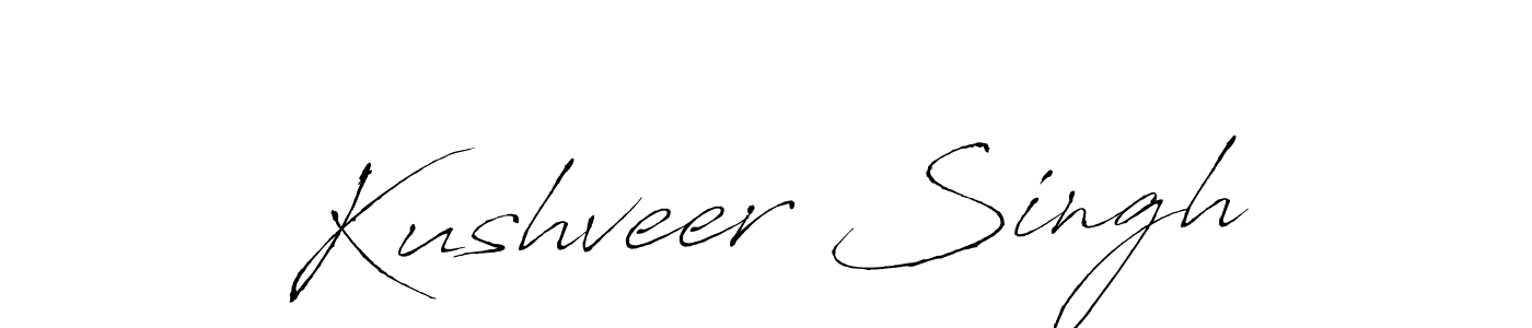 Kushveer Singh stylish signature style. Best Handwritten Sign (Antro_Vectra) for my name. Handwritten Signature Collection Ideas for my name Kushveer Singh. Kushveer Singh signature style 6 images and pictures png
