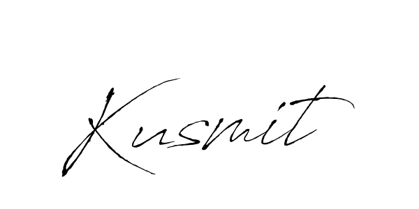 Design your own signature with our free online signature maker. With this signature software, you can create a handwritten (Antro_Vectra) signature for name Kusmit. Kusmit signature style 6 images and pictures png