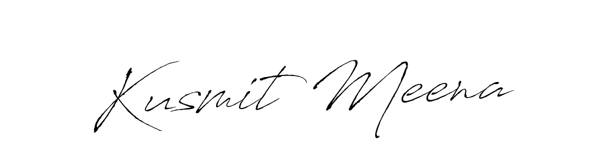 Antro_Vectra is a professional signature style that is perfect for those who want to add a touch of class to their signature. It is also a great choice for those who want to make their signature more unique. Get Kusmit Meena name to fancy signature for free. Kusmit Meena signature style 6 images and pictures png