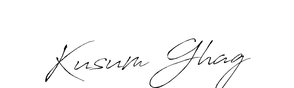 Make a beautiful signature design for name Kusum Ghag. Use this online signature maker to create a handwritten signature for free. Kusum Ghag signature style 6 images and pictures png