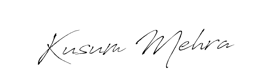 Antro_Vectra is a professional signature style that is perfect for those who want to add a touch of class to their signature. It is also a great choice for those who want to make their signature more unique. Get Kusum Mehra name to fancy signature for free. Kusum Mehra signature style 6 images and pictures png