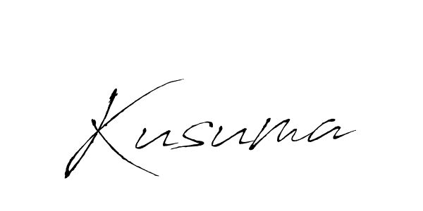 The best way (Antro_Vectra) to make a short signature is to pick only two or three words in your name. The name Kusuma include a total of six letters. For converting this name. Kusuma signature style 6 images and pictures png