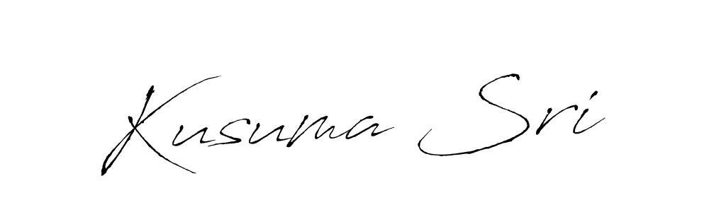 Make a beautiful signature design for name Kusuma Sri. With this signature (Antro_Vectra) style, you can create a handwritten signature for free. Kusuma Sri signature style 6 images and pictures png