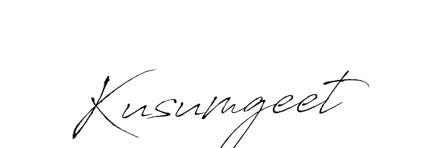 Also we have Kusumgeet name is the best signature style. Create professional handwritten signature collection using Antro_Vectra autograph style. Kusumgeet signature style 6 images and pictures png