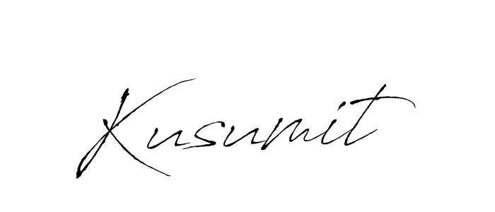 You should practise on your own different ways (Antro_Vectra) to write your name (Kusumit) in signature. don't let someone else do it for you. Kusumit signature style 6 images and pictures png