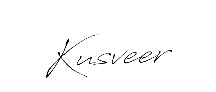 Use a signature maker to create a handwritten signature online. With this signature software, you can design (Antro_Vectra) your own signature for name Kusveer. Kusveer signature style 6 images and pictures png
