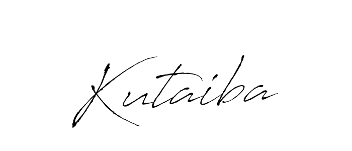 Make a beautiful signature design for name Kutaiba. With this signature (Antro_Vectra) style, you can create a handwritten signature for free. Kutaiba signature style 6 images and pictures png