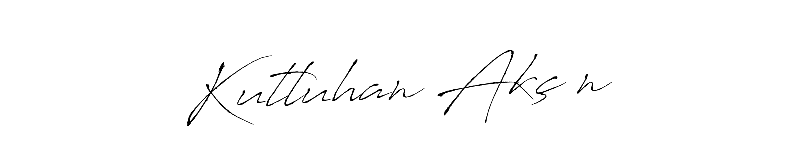 Similarly Antro_Vectra is the best handwritten signature design. Signature creator online .You can use it as an online autograph creator for name Kutluhan Akçın. Kutluhan Akçın signature style 6 images and pictures png