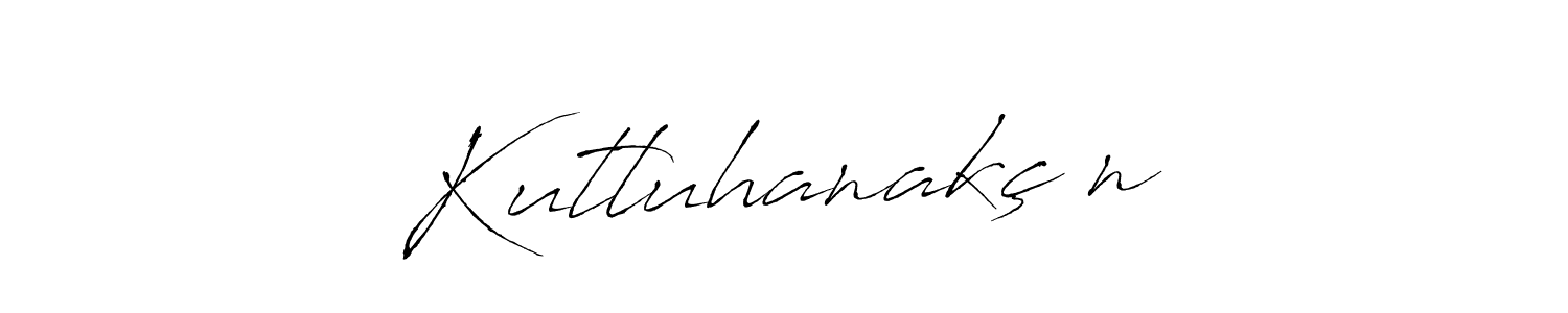 Kutluhanakçın stylish signature style. Best Handwritten Sign (Antro_Vectra) for my name. Handwritten Signature Collection Ideas for my name Kutluhanakçın. Kutluhanakçın signature style 6 images and pictures png