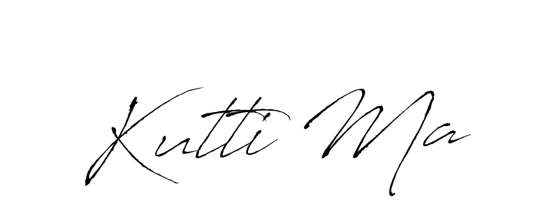 Use a signature maker to create a handwritten signature online. With this signature software, you can design (Antro_Vectra) your own signature for name Kutti Ma. Kutti Ma signature style 6 images and pictures png