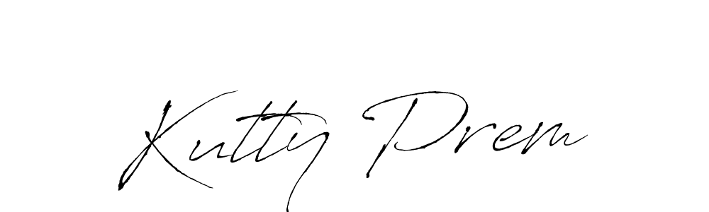 Make a beautiful signature design for name Kutty Prem. Use this online signature maker to create a handwritten signature for free. Kutty Prem signature style 6 images and pictures png