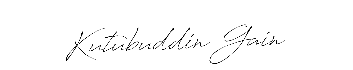 Use a signature maker to create a handwritten signature online. With this signature software, you can design (Antro_Vectra) your own signature for name Kutubuddin Gain. Kutubuddin Gain signature style 6 images and pictures png