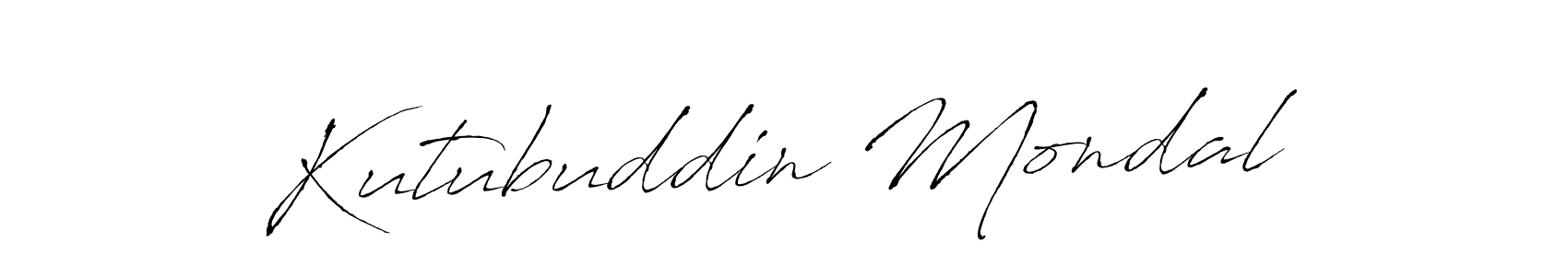 Use a signature maker to create a handwritten signature online. With this signature software, you can design (Antro_Vectra) your own signature for name Kutubuddin Mondal. Kutubuddin Mondal signature style 6 images and pictures png