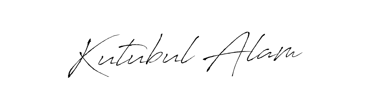 Antro_Vectra is a professional signature style that is perfect for those who want to add a touch of class to their signature. It is also a great choice for those who want to make their signature more unique. Get Kutubul Alam name to fancy signature for free. Kutubul Alam signature style 6 images and pictures png