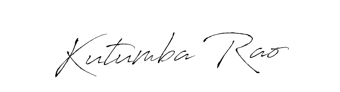 if you are searching for the best signature style for your name Kutumba Rao. so please give up your signature search. here we have designed multiple signature styles  using Antro_Vectra. Kutumba Rao signature style 6 images and pictures png