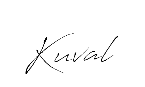 Use a signature maker to create a handwritten signature online. With this signature software, you can design (Antro_Vectra) your own signature for name Kuval. Kuval signature style 6 images and pictures png