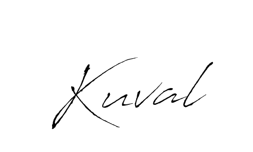 Use a signature maker to create a handwritten signature online. With this signature software, you can design (Antro_Vectra) your own signature for name Kuval. Kuval signature style 6 images and pictures png