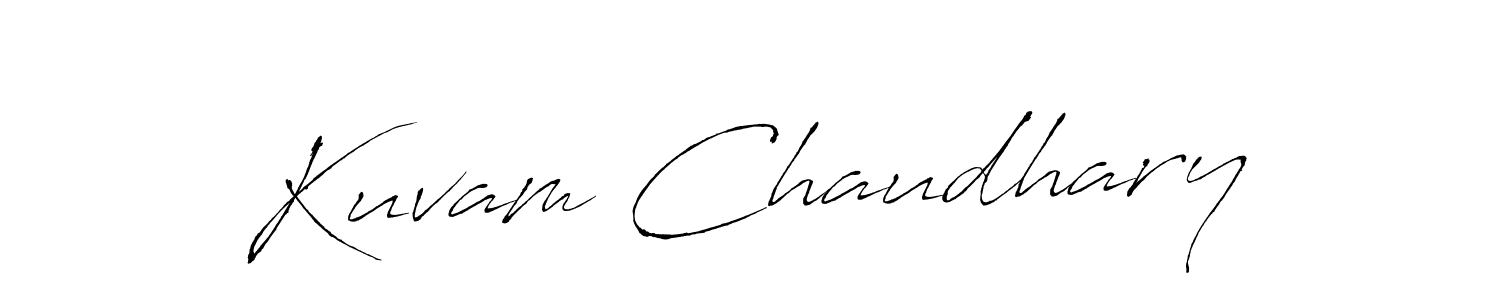 Design your own signature with our free online signature maker. With this signature software, you can create a handwritten (Antro_Vectra) signature for name Kuvam Chaudhary. Kuvam Chaudhary signature style 6 images and pictures png