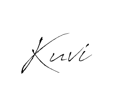 Use a signature maker to create a handwritten signature online. With this signature software, you can design (Antro_Vectra) your own signature for name Kuvi. Kuvi signature style 6 images and pictures png