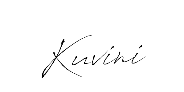 The best way (Antro_Vectra) to make a short signature is to pick only two or three words in your name. The name Kuvini include a total of six letters. For converting this name. Kuvini signature style 6 images and pictures png