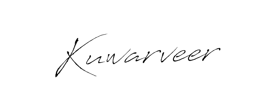 Make a beautiful signature design for name Kuwarveer. With this signature (Antro_Vectra) style, you can create a handwritten signature for free. Kuwarveer signature style 6 images and pictures png